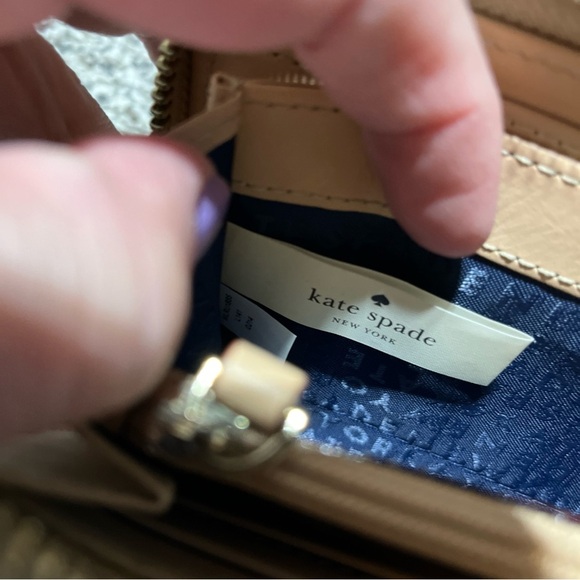 Kate Spade Black Grove Street Neda Wallet Cream - Picture 7 of 7